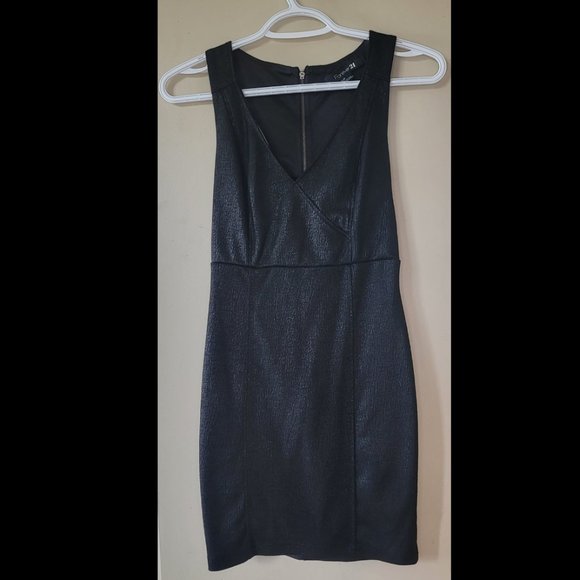 Forever 21 | S/P Women's | Black Shimmery | Above Knee Cocktail Dress - Picture 1 of 2